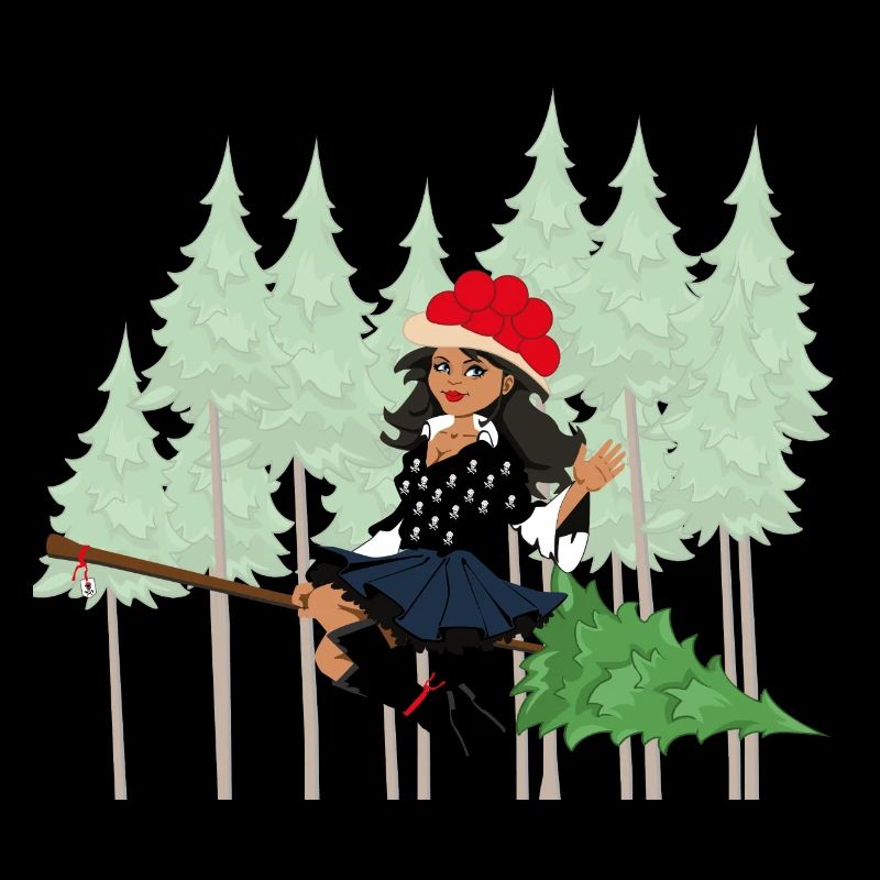 Balai Bollenhut sorcier moderne de la Forêt-Noire