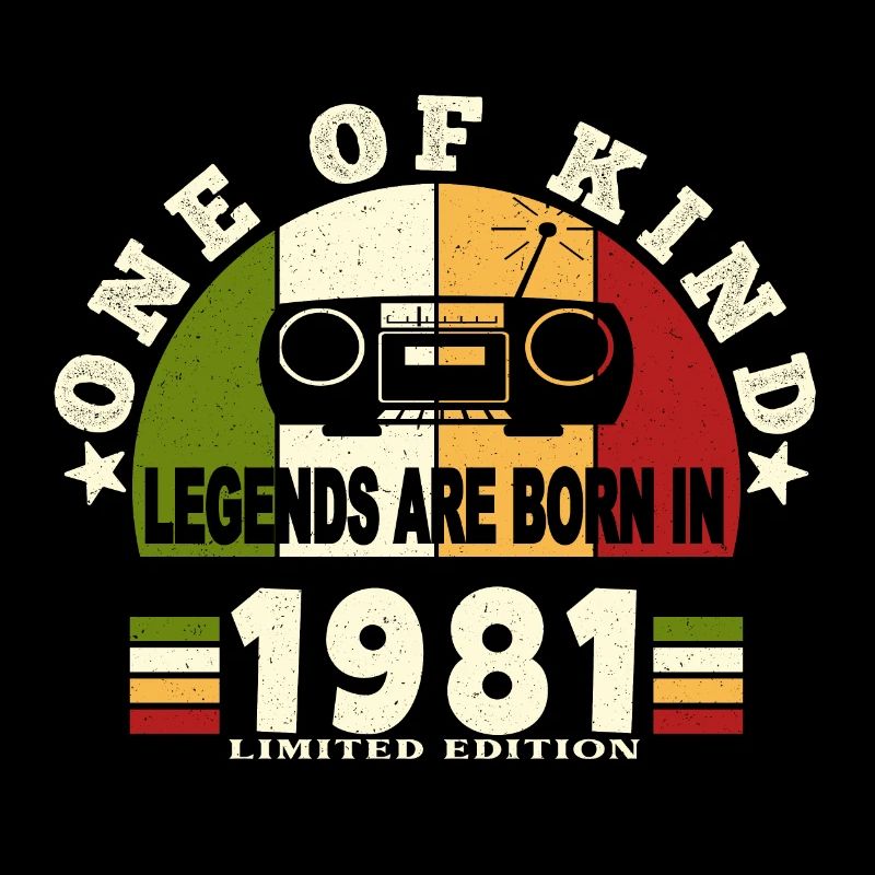 1981 Naissance de légende 1981 né en 1981 annivers