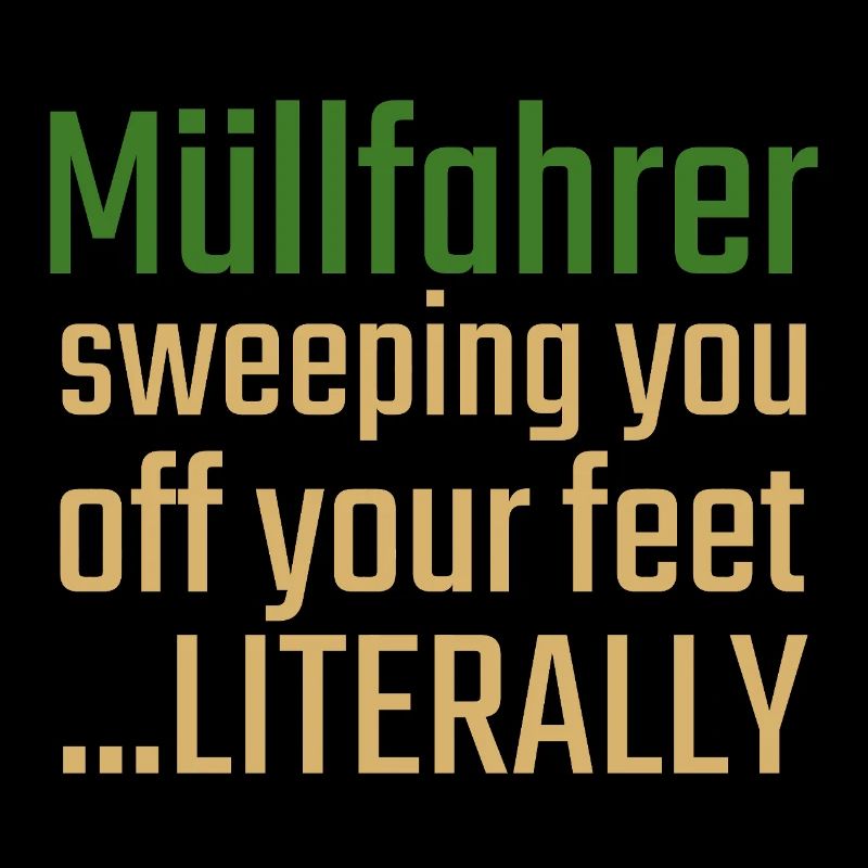 Müllfahrer Valentinstag Sweeping you