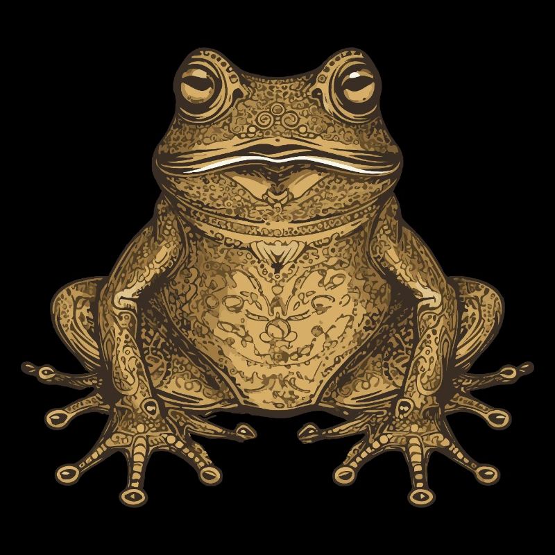 Portrait de grenouille