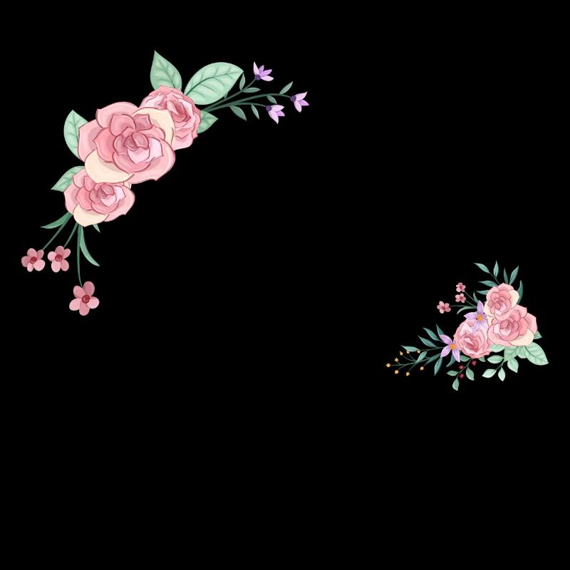 Lettre r fleurs