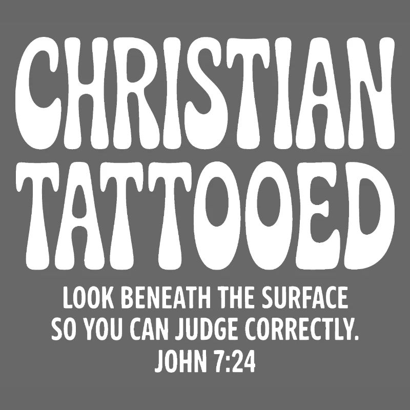 Typographie du vers chrétien tatoué