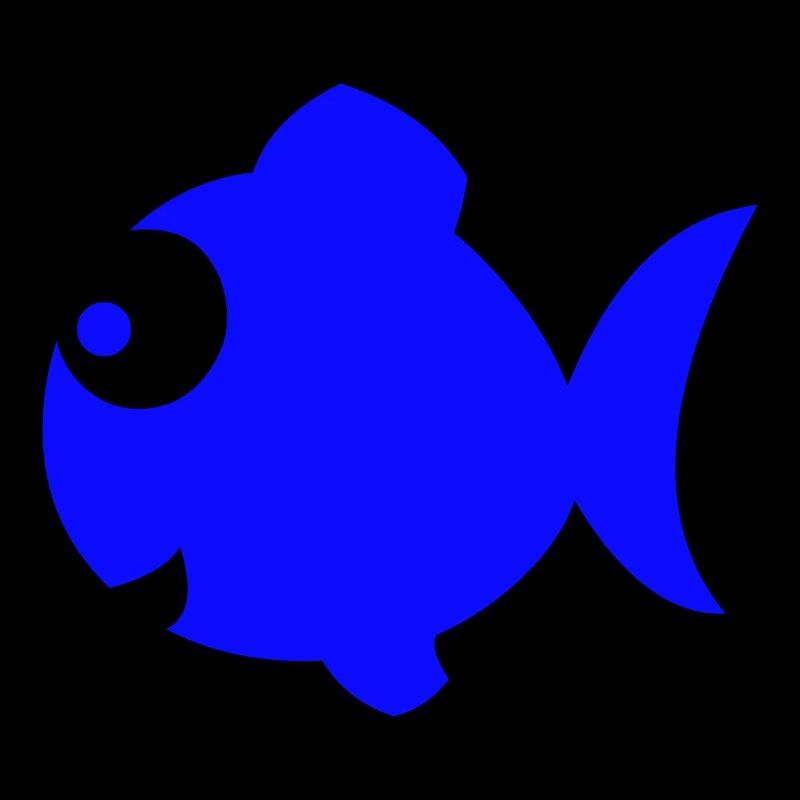 Happy Blue Fish