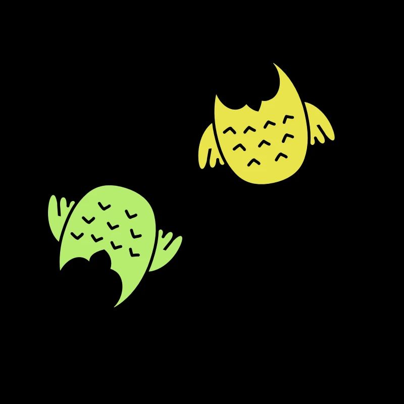 Geburtstag 18, Eulen am Drahtseil, rund