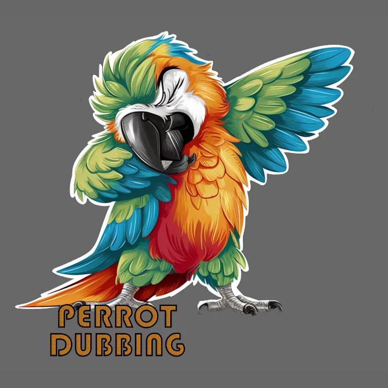 Perrot dubbing Éclats Plumés Le Perroquet tropical