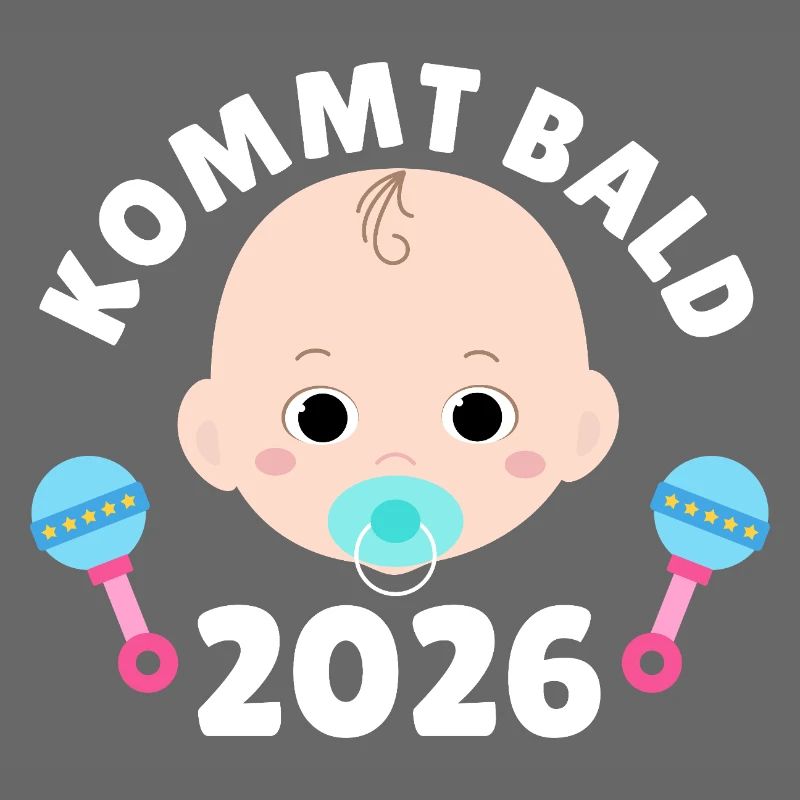 Werdende Mutter KOMMT BALD 2026 Lustiges