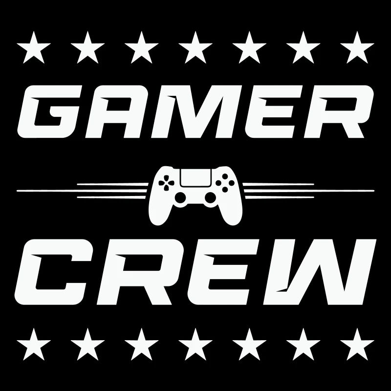 Gamer Crew Logo Print