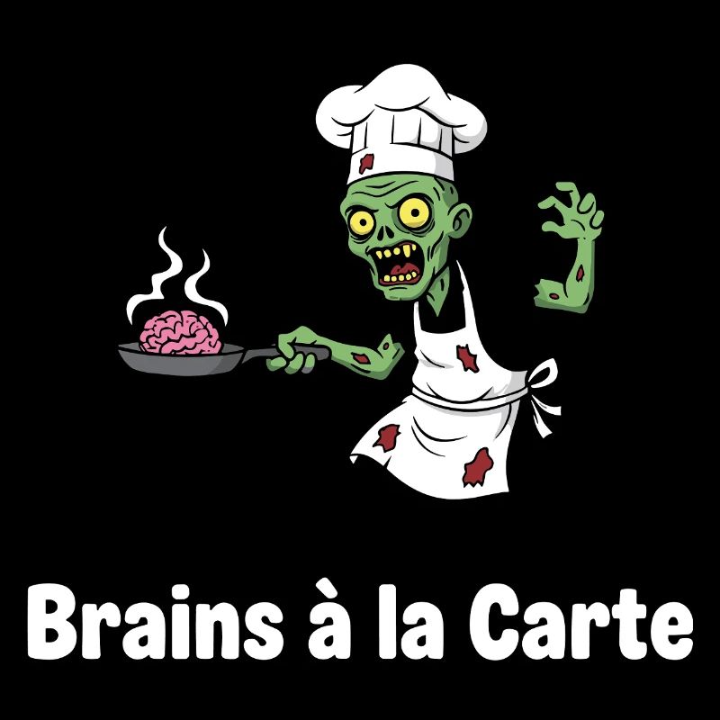 Zombie Chef Brains à la Carte Design