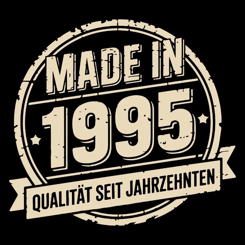 Born 1995 Vintage Rubber Stamp