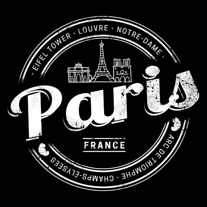 Paris in Frankreich Eiffelturm Vintage Souvenir