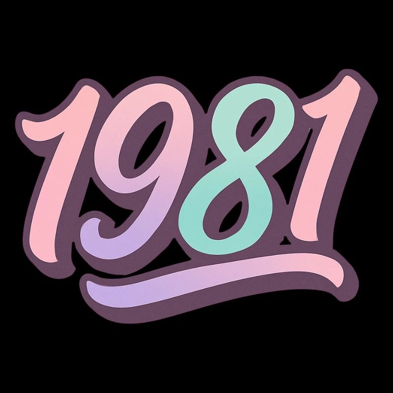 1981 – Édition Pastel Rétro