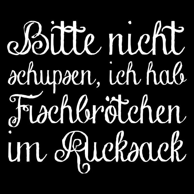 Fischbrötchen Rucksack