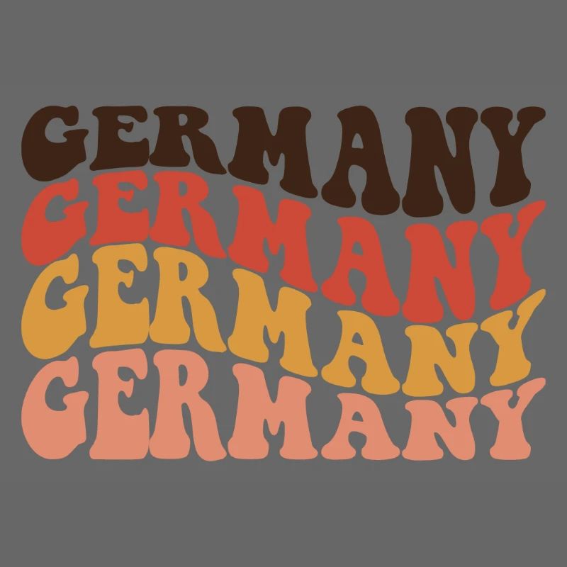 Germany Retro Text Layers