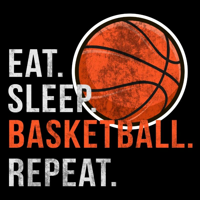 Eat Sleep Basketball Repeat - Scratch