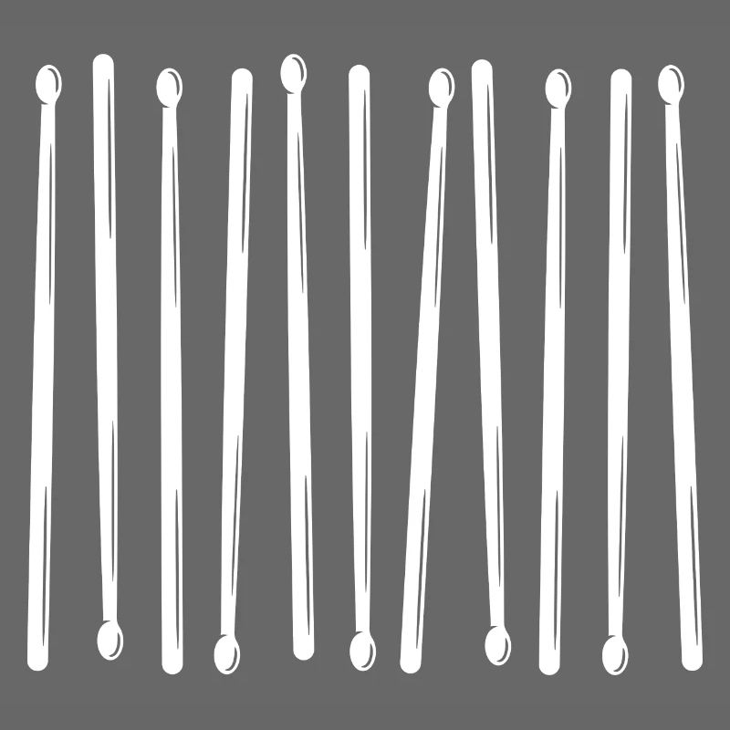 Drumsticks Vertical Pattern