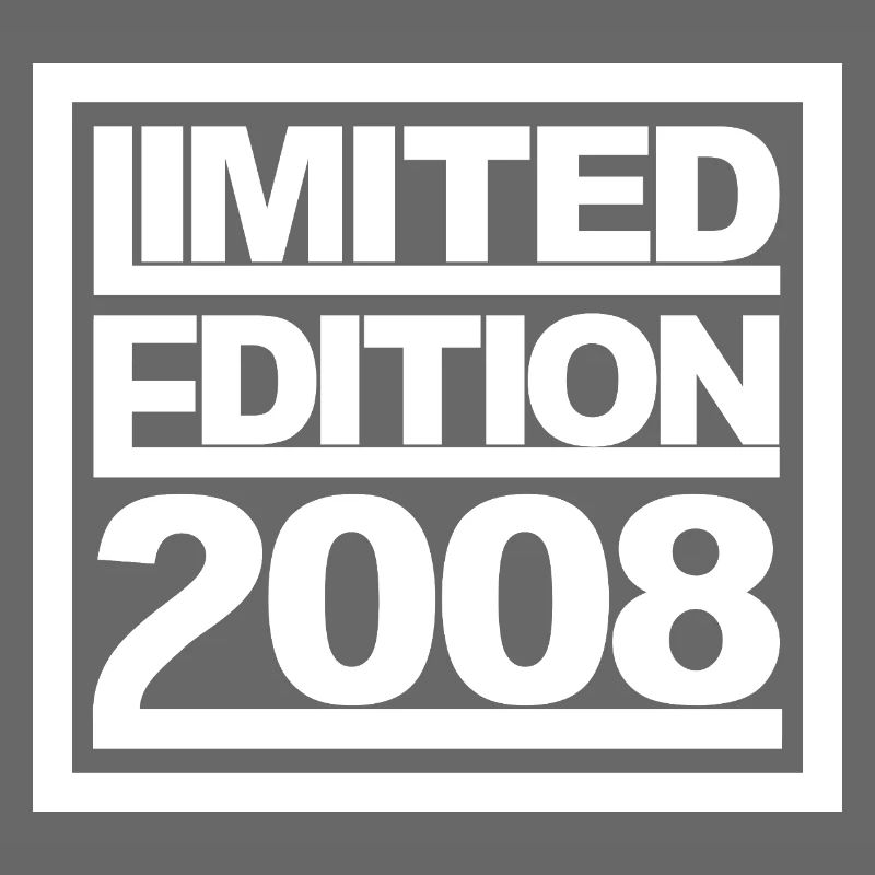 Limitierte Edition 2008 Design Geburtstag