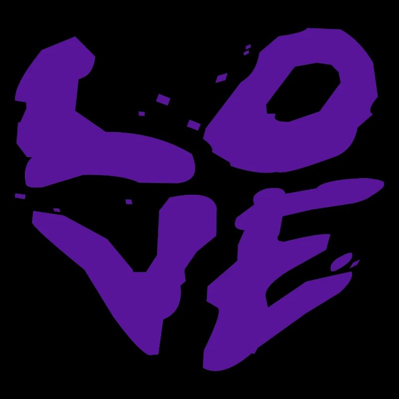 Love Statement Urban Typographie