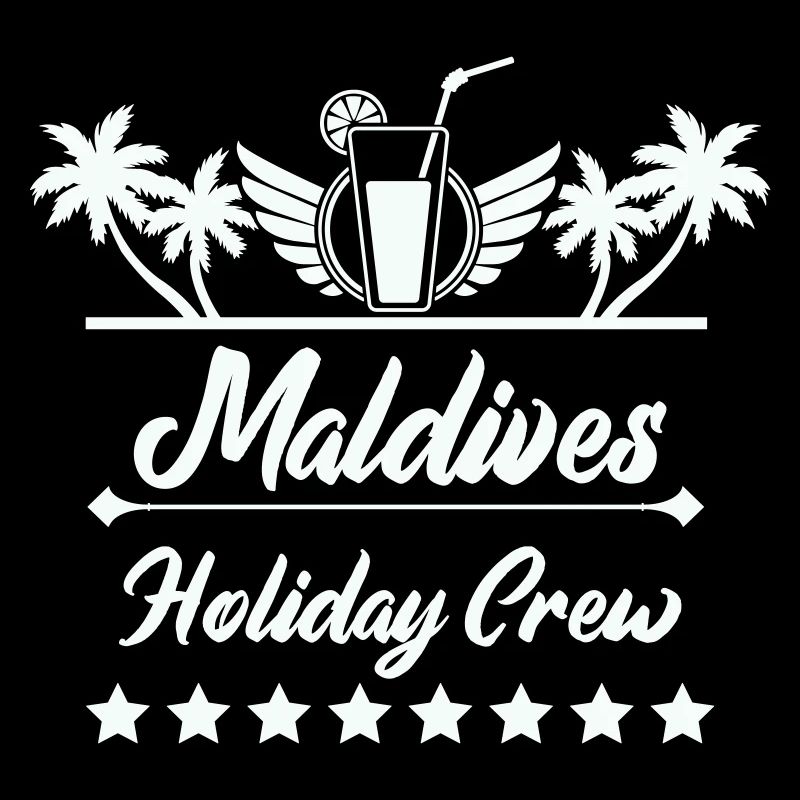 Équipe de vacances aux Maldives