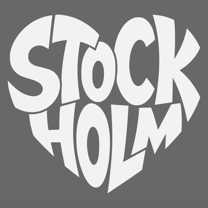 Typographie de Stockholm Suède
