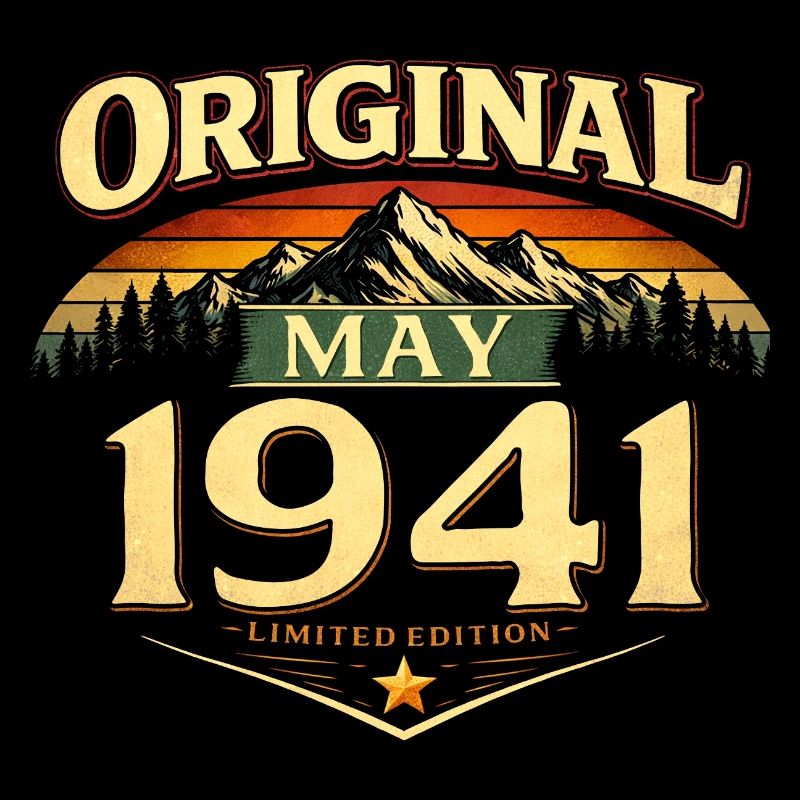 Cadeau du 85e anniversaire Original mai 1941