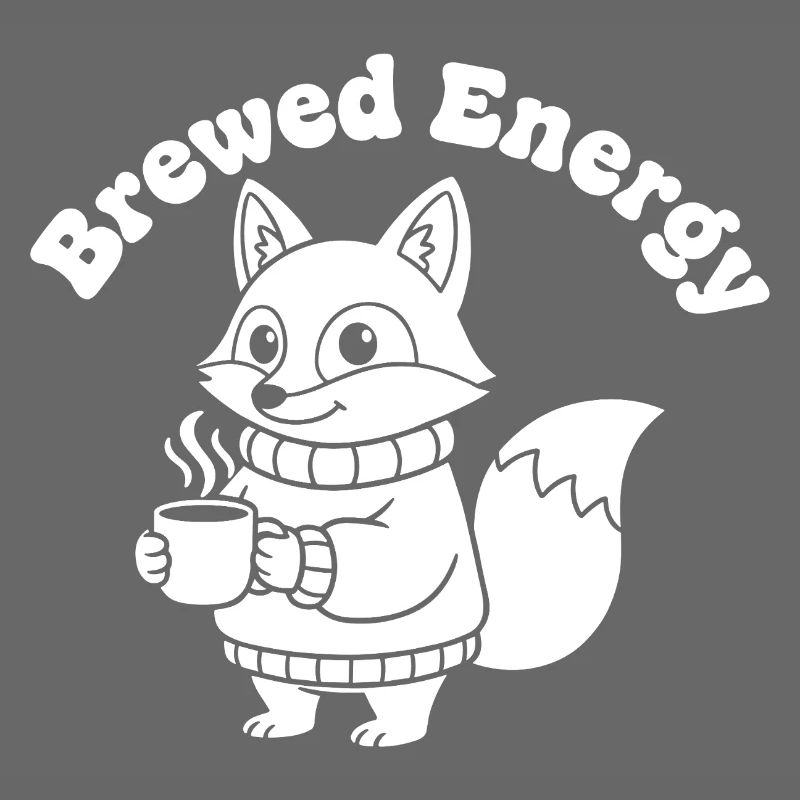 KaffeeFuchs Pullover Motiv