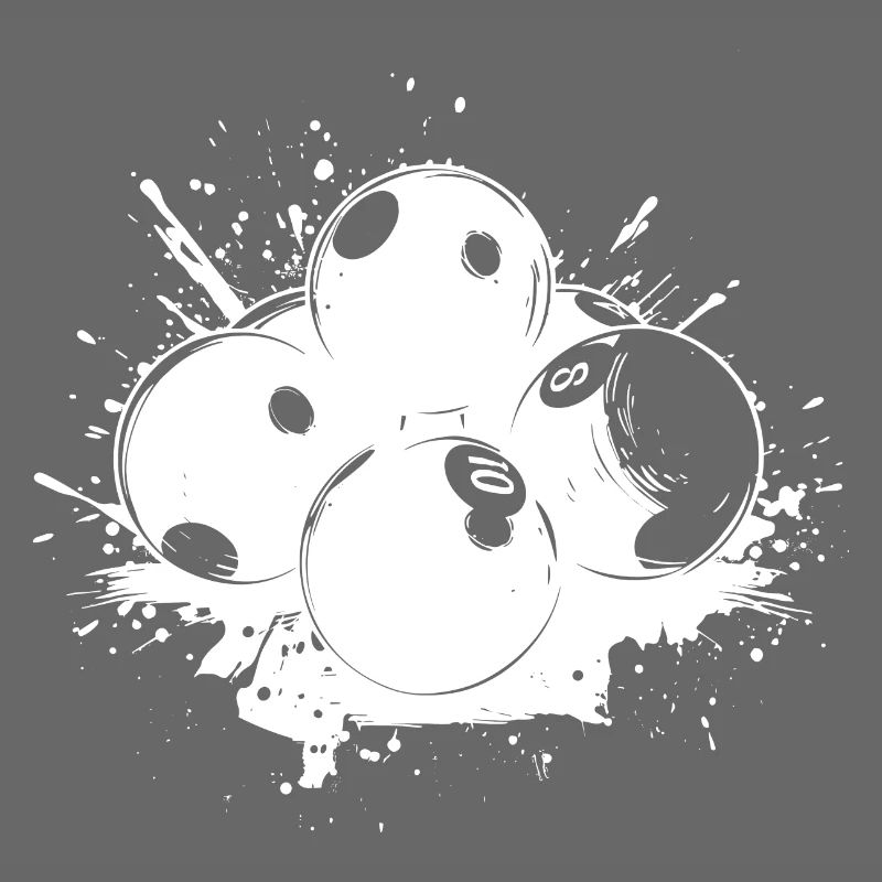 Boules de billard Graffiti