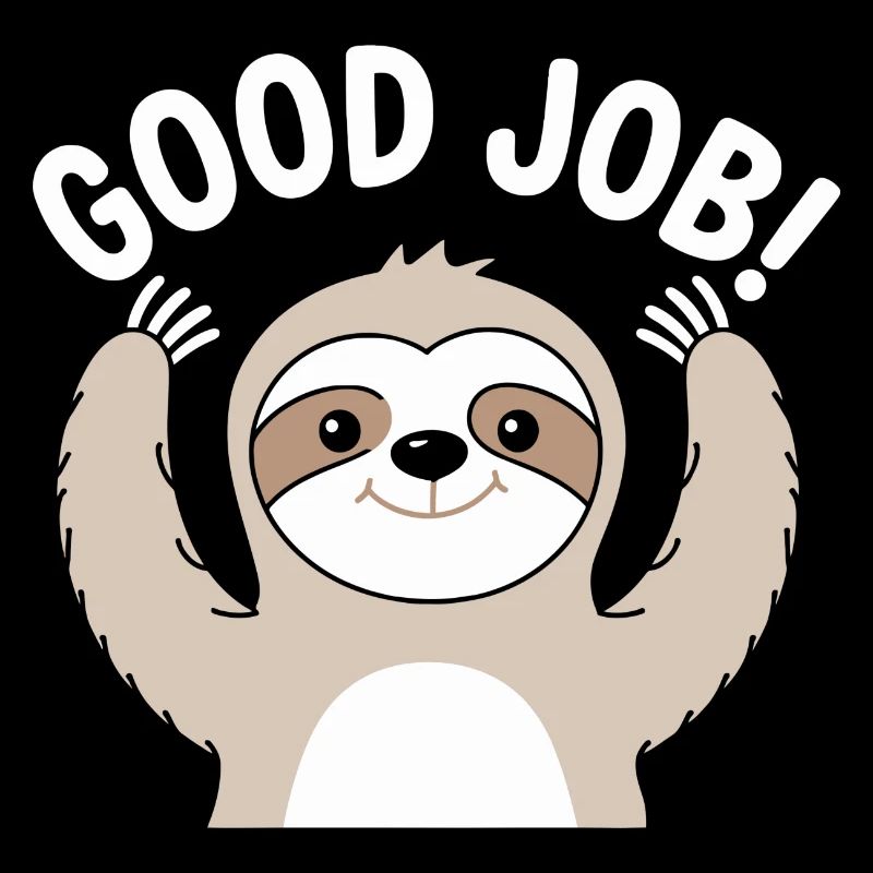 Sloth Good Job Cheer