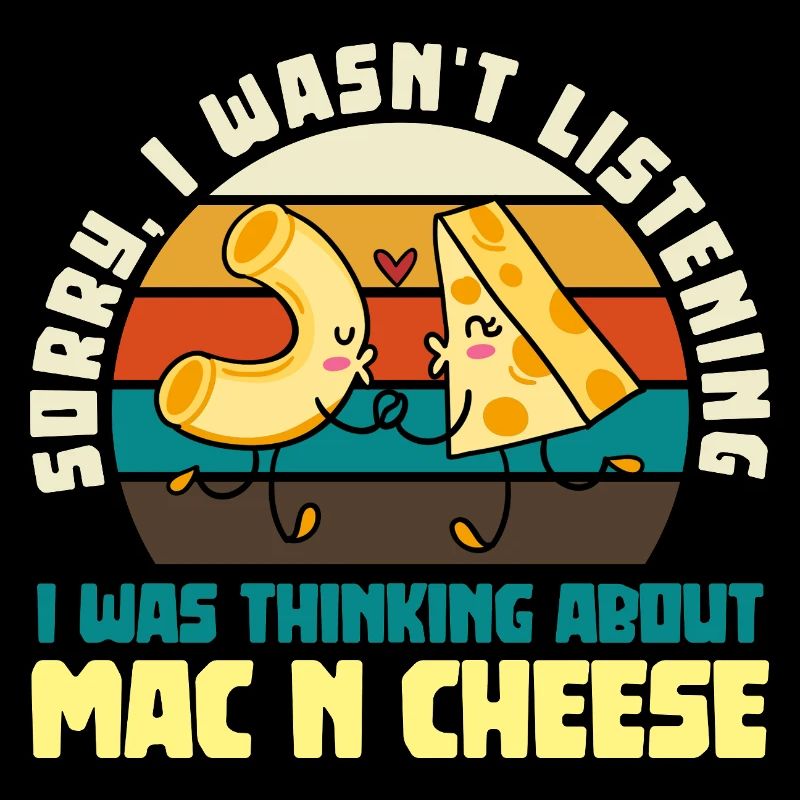 Mac and Cheese Liebes-Pärchen Retro