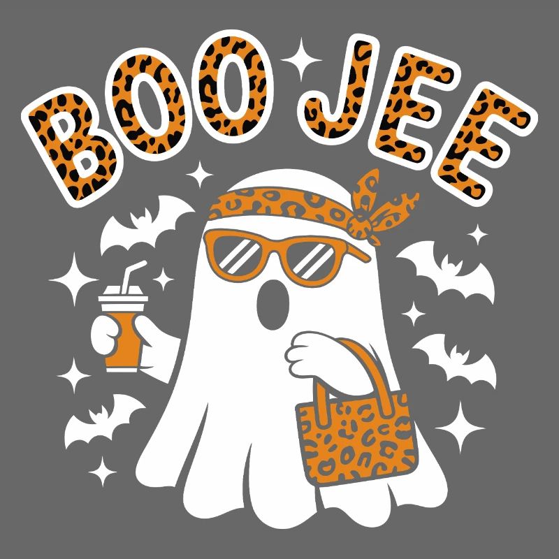 Leopard Ghost Halloween Chic