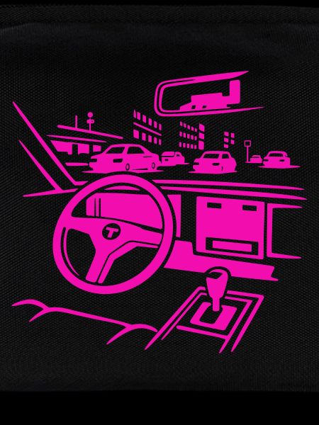 Neon Car Cockpit