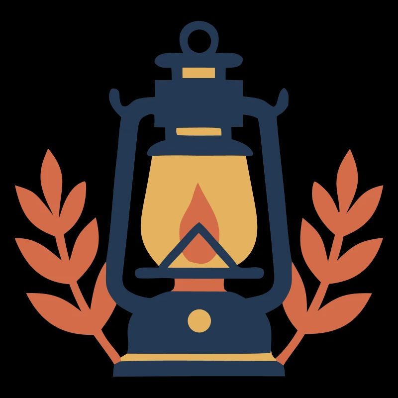 Camping Lantern Nature Forest