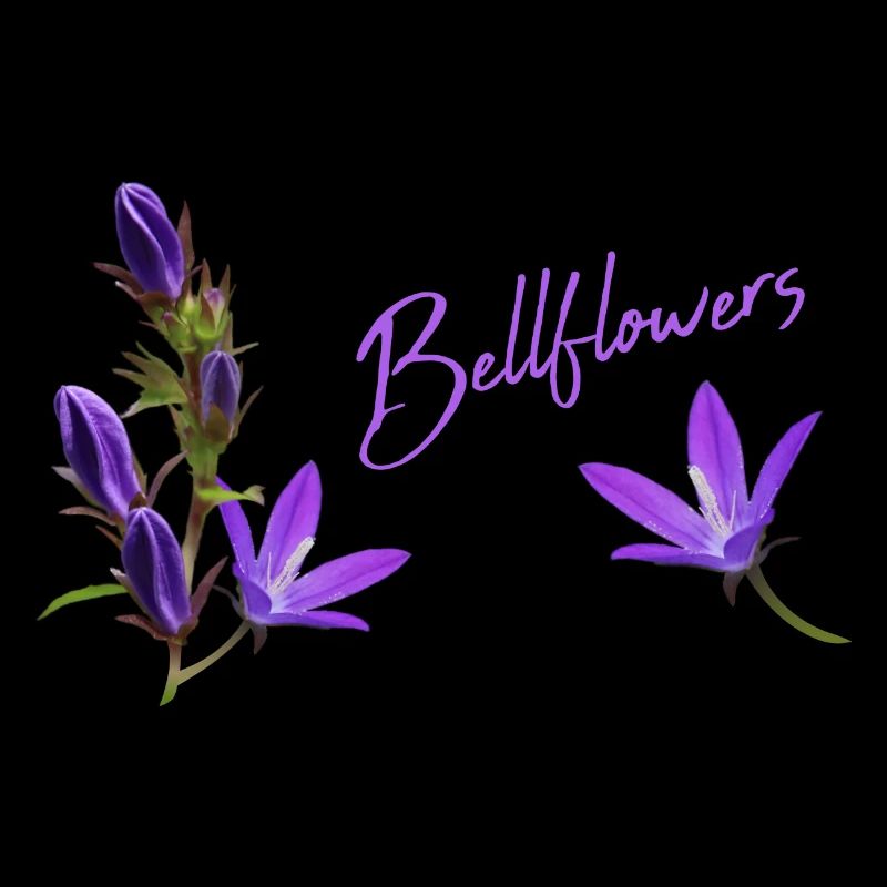 Fleurs violettes Bluebells