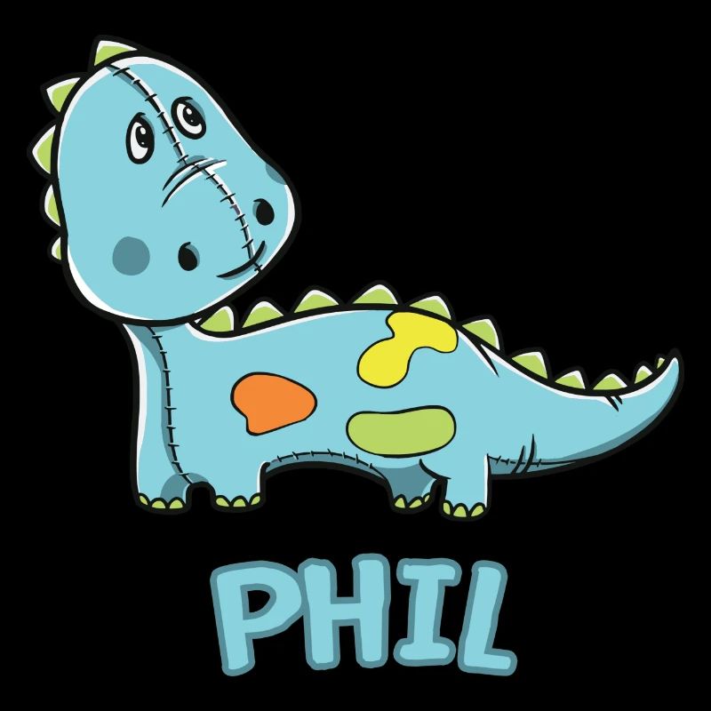 Dinosaurier lustig Kind Phil Geschenk Geburtstag