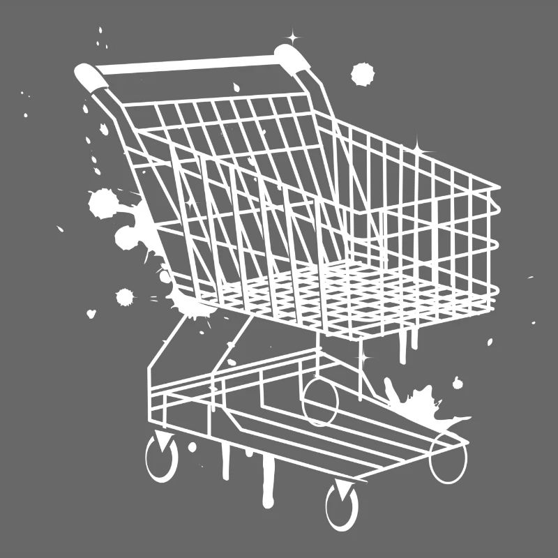 Panier d'achat graffiti