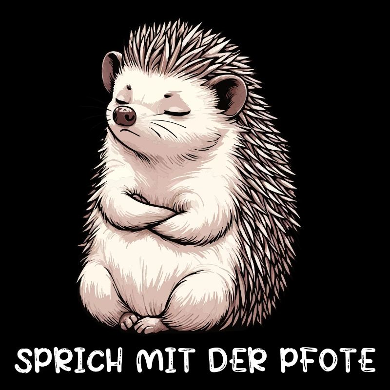 Speak with the paw Hedgehog Hedgehog lover Hedgehog fan