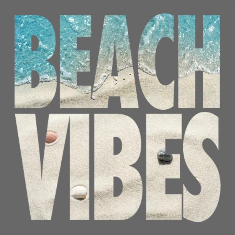 Beach Vibes - Tropical Ocean & Sand Texture