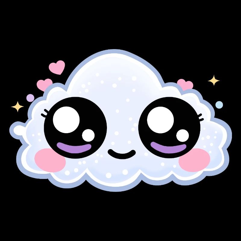Cloud Eyes Kawaii – Sanfte, verträumte Augen
