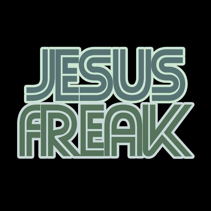 Retro Jesus Freak-Grafik