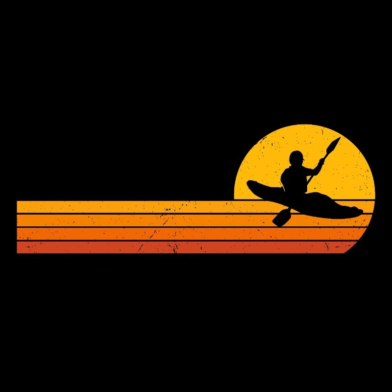 Kajak Kanu sunrise kajakfahren paddelboot