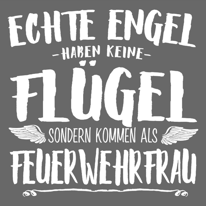 Feuerwehrfrau Tshirt-Engel