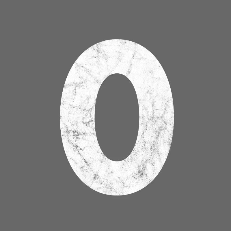 Zahl 0, Nummer 0, 0, Zero, Number Zero, Null