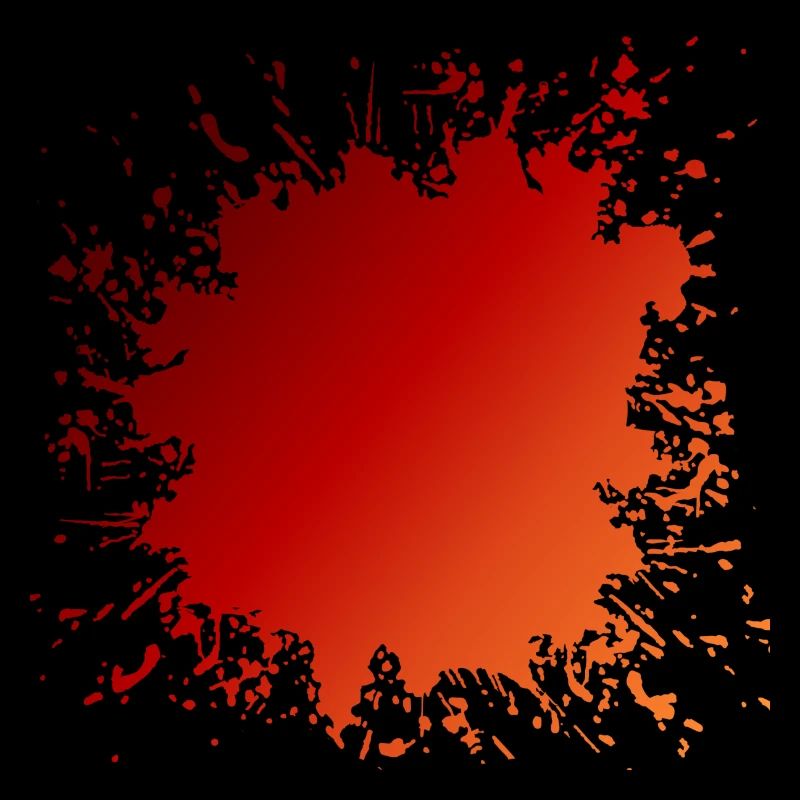 Splash gradient Rouge Orange