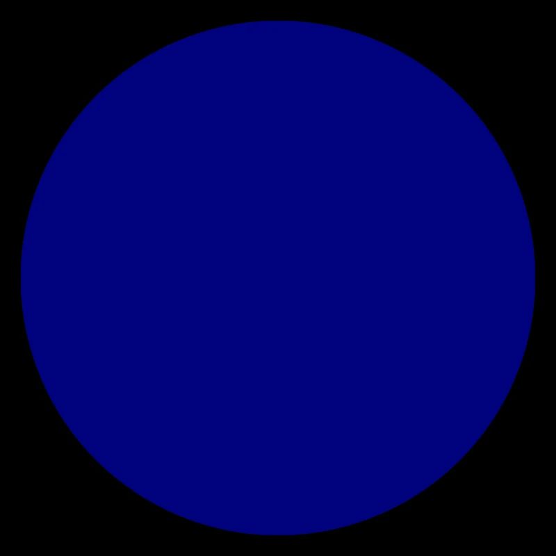 Blue circle