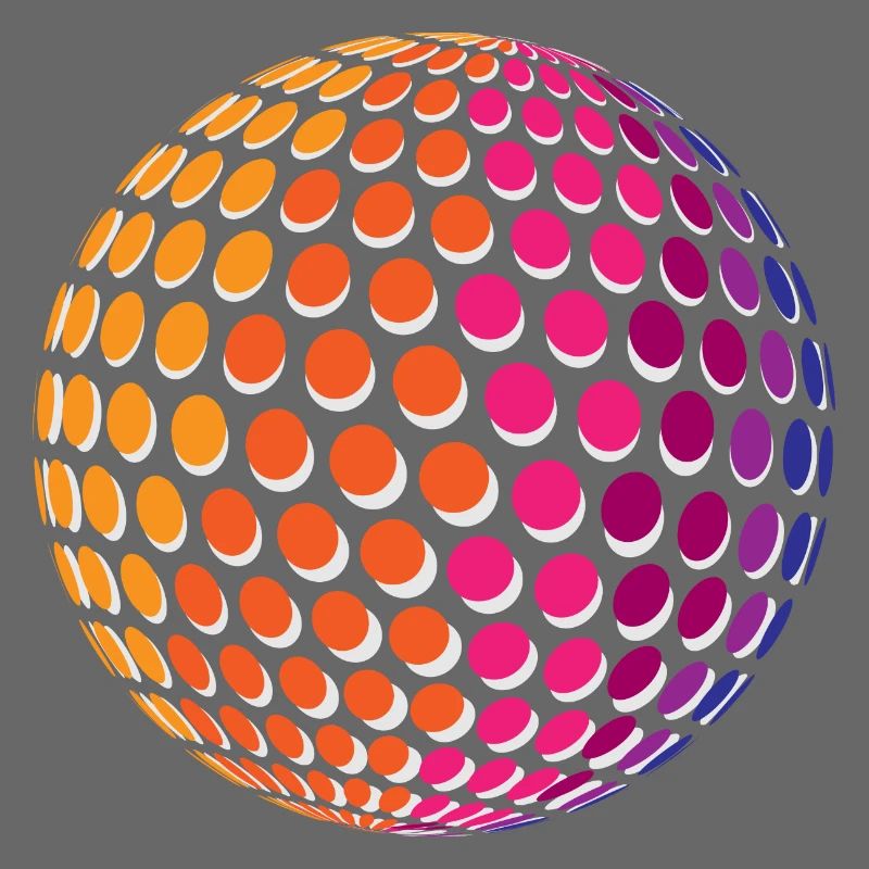 Dotted Rainbow Sphere