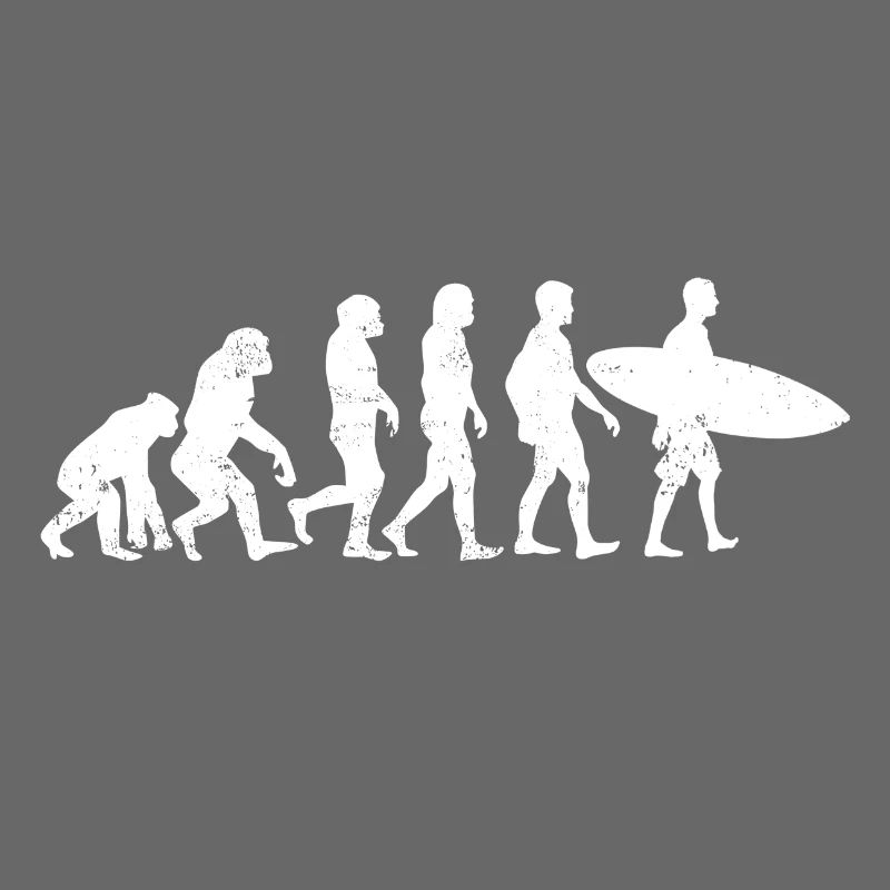 Surfer evolution surfing surfing wave gift