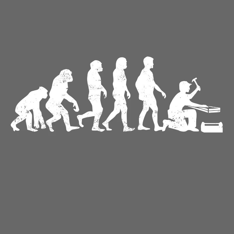 Zimmermann evolution geschenk beruf handwerker