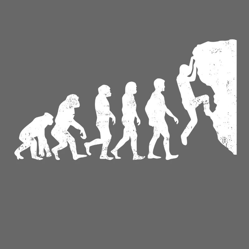 Climbing evolution bouldering gift mountaineering