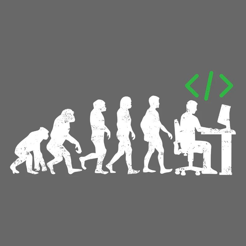 Programmierer Evolution geschenk coder java c++