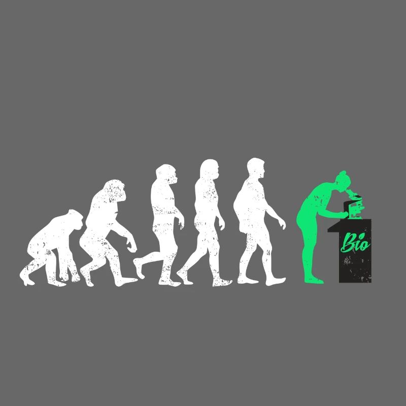 Biologist evolution gift profession biology micro