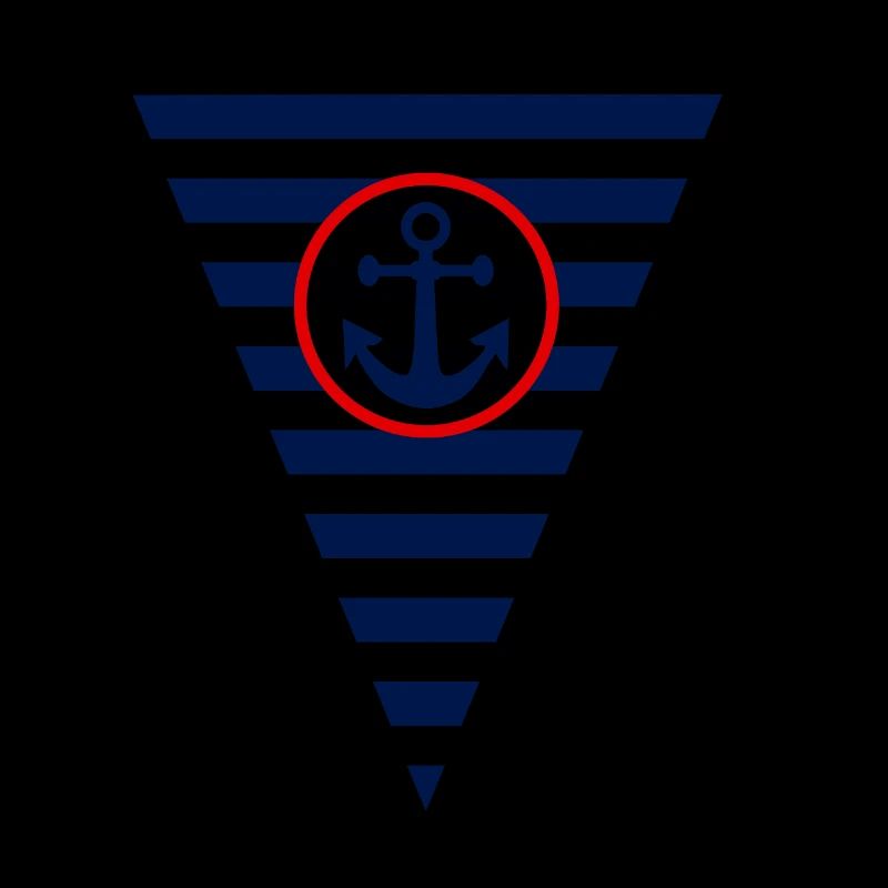 Flag, anchor, maritime
